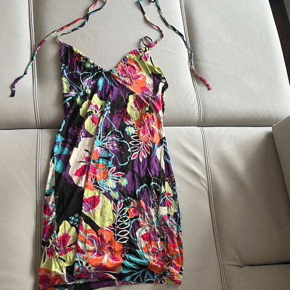 Rip Curl Colorful Floral Dress - Picture 1 of 3